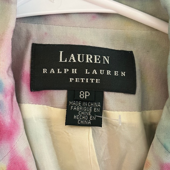 Party Dyed Suit Vintage Painted Blazer Rainbow Boho Jacket Funky Y2K Pants Chic - Picture 2 of 16